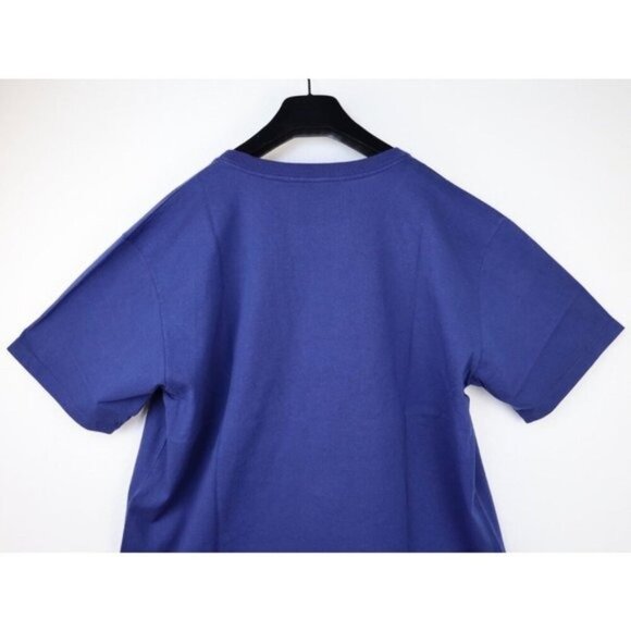 NWT Gucci Oversized Cotton Oval Interlocking GG Logo Blue T-Shirt size L - Picture 9 of 16